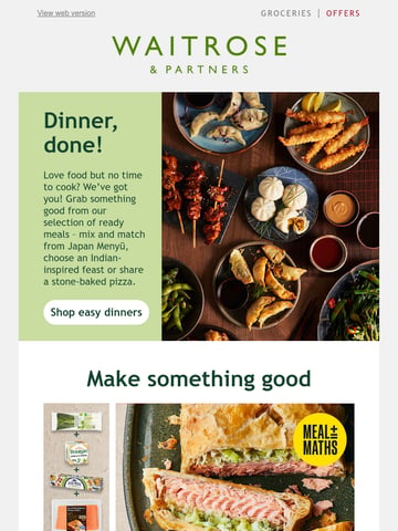 Email Inspiration from Waitrose & Partners Thumbnail Preview