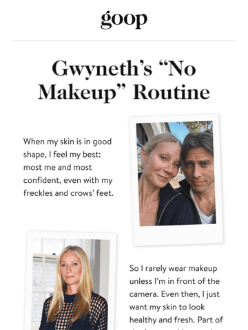 Goop Email Design Thumbnail Preview