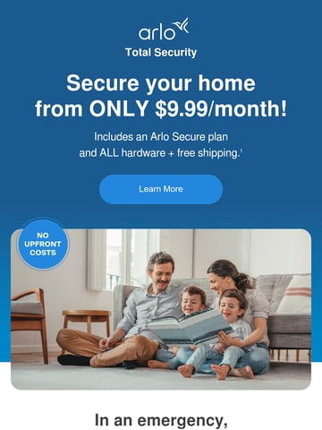 Email Inspiration from Arlo Thumbnail Preview