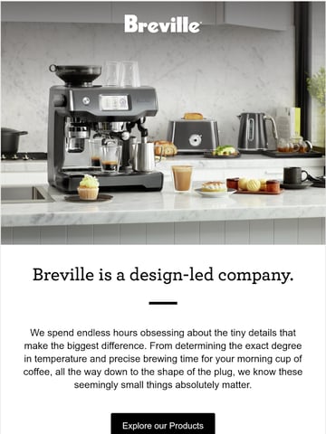 Email Inspiration from Breville Thumbnail Preview