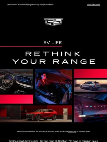Email Inspiration from Cadillac Thumbnail Preview