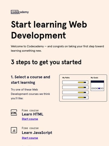 Email Inspiration from Codecademy Thumbnail Preview