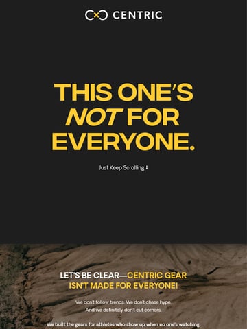 Email Inspiration from Dan from Centric Thumbnail Preview