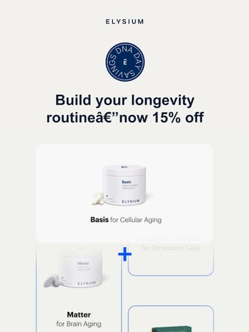 Email Inspiration from Elysium Health Thumbnail Preview