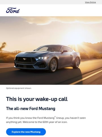 Email Inspiration from Ford Motor Company Thumbnail Preview