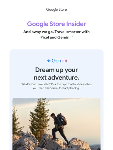 Email Inspiration from Google Store Thumbnail Preview