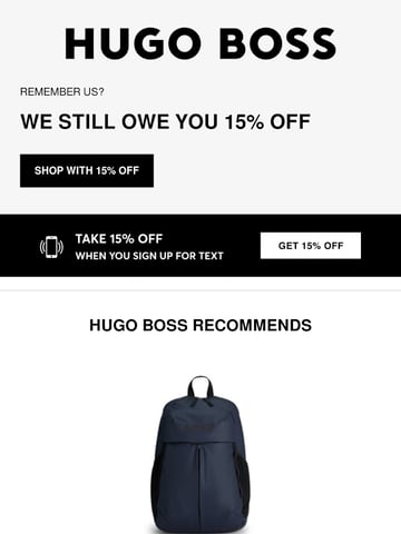 Email Inspiration from HUGO BOSS Thumbnail Preview