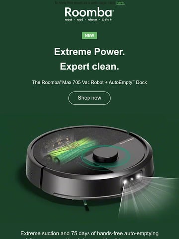 Email Inspiration from iRobot Thumbnail Preview