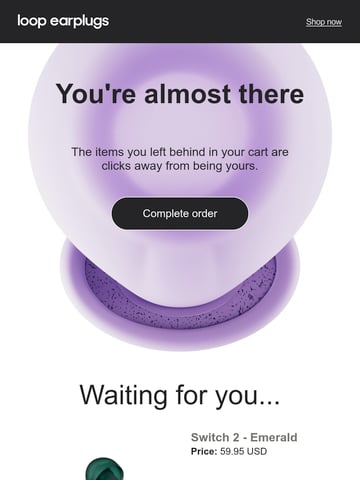 Email Inspiration from Loop Earplugs Thumbnail Preview