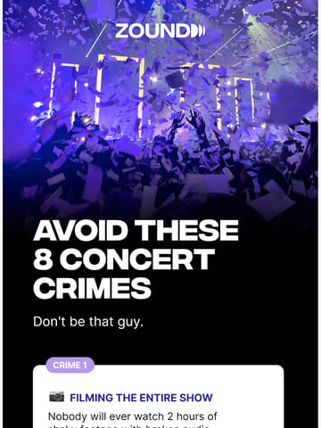 Email Inspiration from Zound Thumbnail Preview