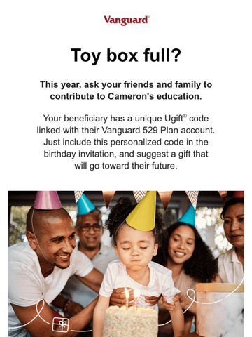 Vanguard Email Design Thumbnail Preview