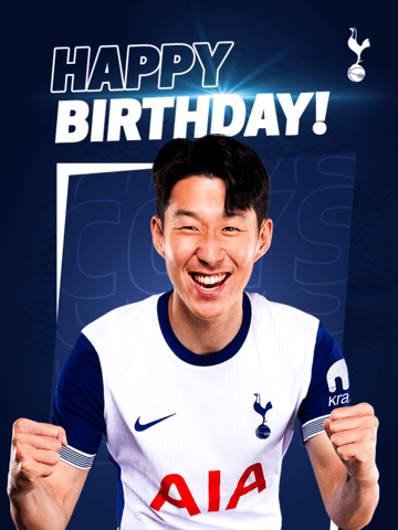 Tottenham Hotspur Birthday Email Thumbnail Preview