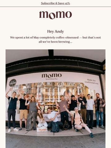 Email Inspiration from MOMO Kombucha Thumbnail Preview