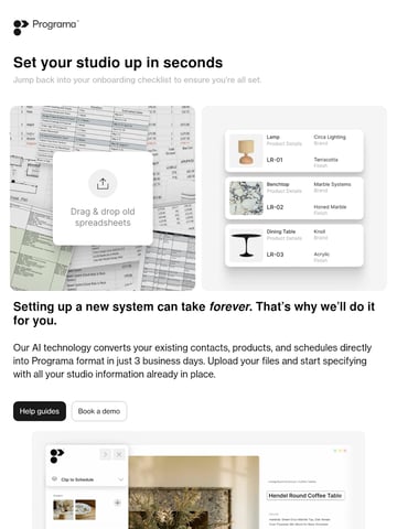 Email Inspiration from Programa Thumbnail Preview