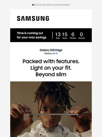 Email Inspiration from Samsung Thumbnail Preview