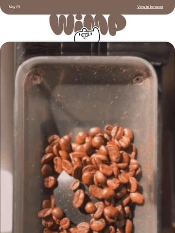 Email Inspiration from Wimp Decaf Coffee Company Thumbnail Preview