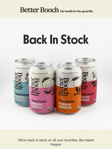 Email Inspiration from Better Booch Thumbnail Preview