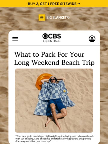 Email Inspiration from BIG BLANKET CO Thumbnail Preview