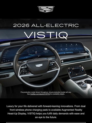 Email Inspiration from Cadillac Thumbnail Preview