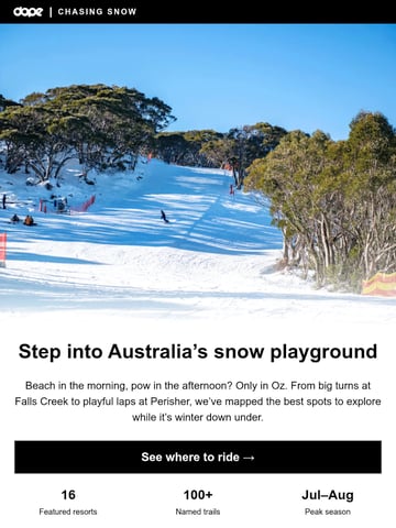 Email Inspiration from Dope Thumbnail Preview