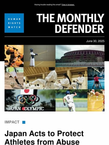 Email Inspiration from HRW’s Monthly Defender Thumbnail Preview