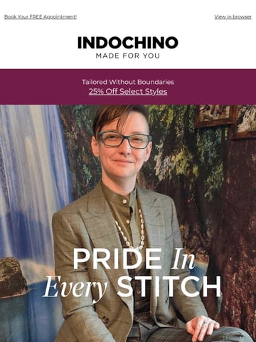 Email Inspiration from INDOCHINO Thumbnail Preview