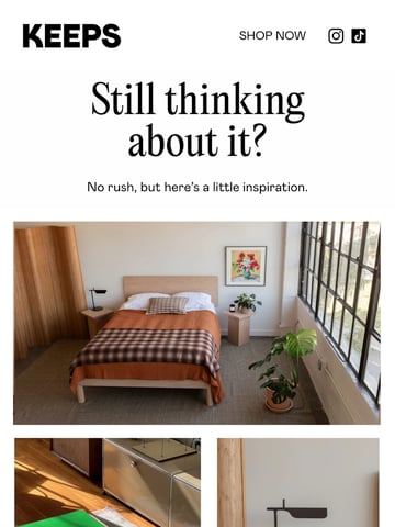 Email Inspiration from Keeps Home Thumbnail Preview