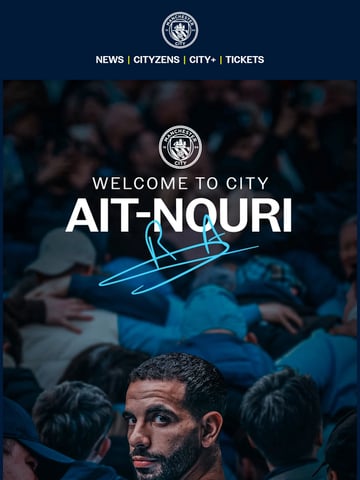 Email Inspiration from Man City Thumbnail Preview