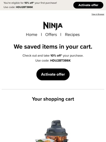 Email Inspiration from Ninja Kitchen Thumbnail Preview