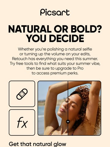 Email Inspiration from Picsart Thumbnail Preview