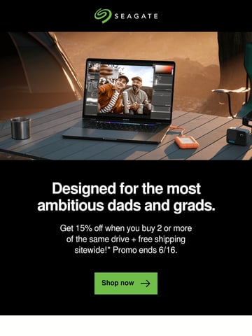 Email Inspiration from Seagate Technology Thumbnail Preview
