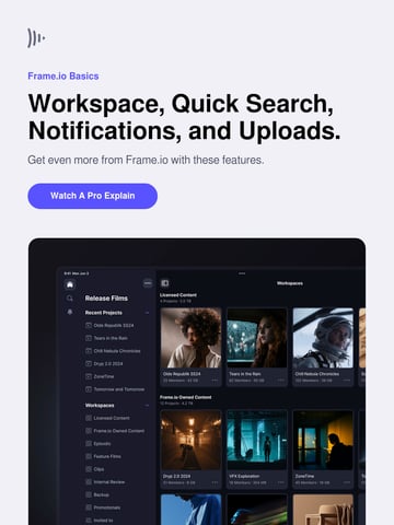 Email Inspiration from Frame.io Team Thumbnail Preview
