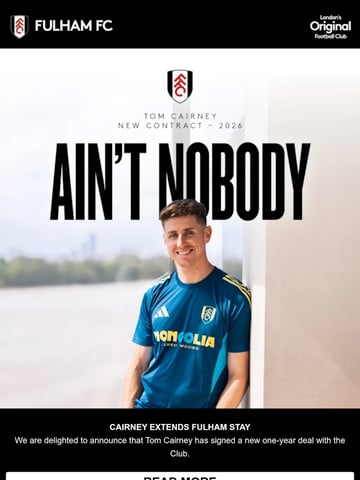 Email Inspiration from Fulham FC Thumbnail Preview