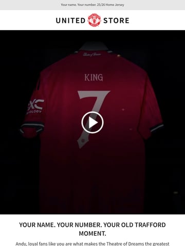 Email Inspiration from Manchester United Thumbnail Preview