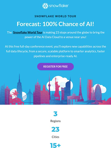 Email Inspiration from Snowflake Thumbnail Preview