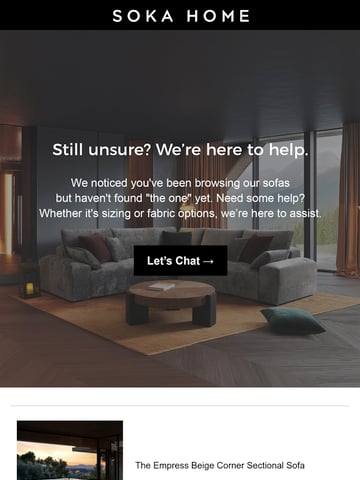 Email Inspiration from SOKA HOME Thumbnail Preview