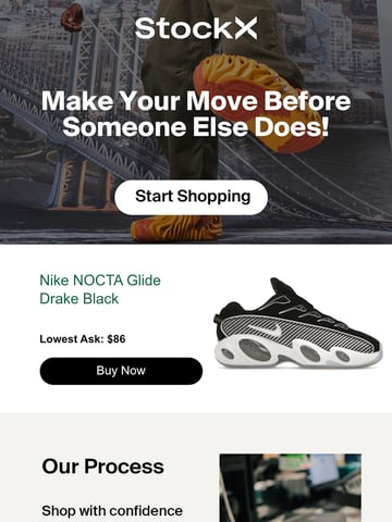 Email Inspiration from StockX Thumbnail Preview