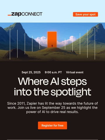 Email Inspiration from Zapier Thumbnail Preview