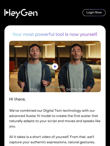 Email Inspiration from HeyGen Thumbnail Preview