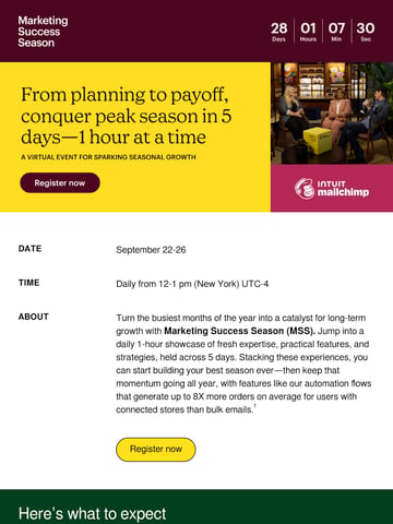 Email Inspiration from Intuit Mailchimp Thumbnail Preview