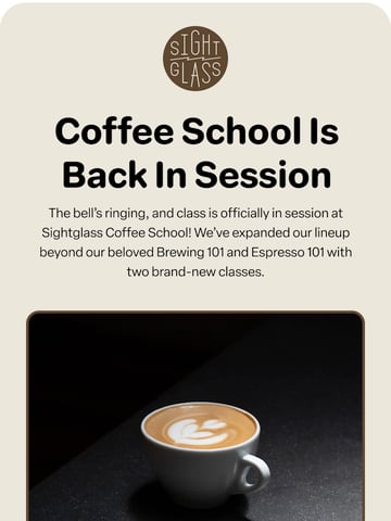 Email Inspiration from Sightglass Coffee Thumbnail Preview