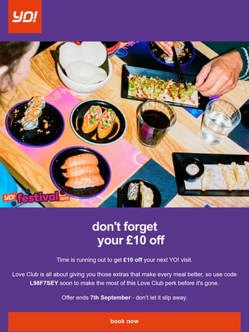 Email Inspiration from YO! Thumbnail Preview