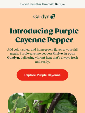 Email Inspiration from Gardyn Thumbnail Preview