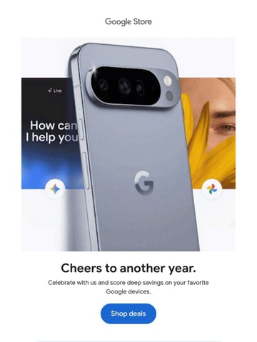 Email Inspiration from Google Store Thumbnail Preview