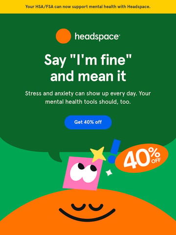 Email Inspiration from Headspace Thumbnail Preview