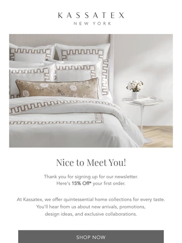 Email Inspiration from Kassatex New York Thumbnail Preview