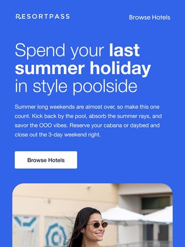 Email Inspiration from ResortPass Thumbnail Preview