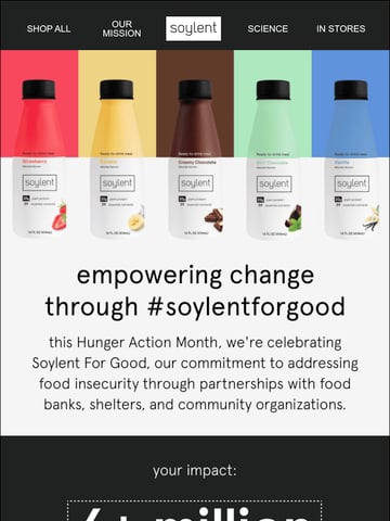 Email Inspiration from Soylent Thumbnail Preview