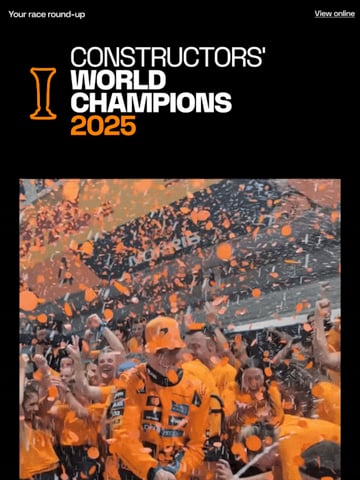 Email Inspiration from McLaren Plus Thumbnail Preview