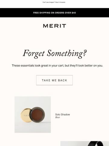 Email Inspiration from MERIT Thumbnail Preview